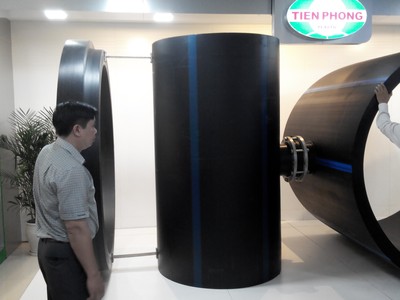 Nhựa Tiền Phong giới thiệu sản phẩm ống nhựa lớn nhất Việt Nam 