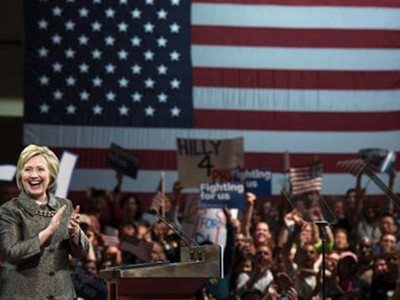 Ứng cử viên Tổng thống Mỹ của đảng Dân chủ Hillary Clinton. (Ảnh: UPI)