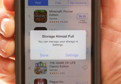 Dung lượng 16GB trên iPhone bị phàn nàn không đủ dùng