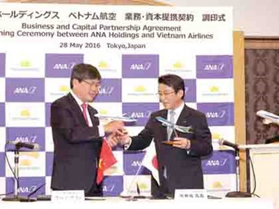 ANA Holdings đang được chú ý đặc biệt khi trở thành cổ đông chiến lược của Vietnam Airlines