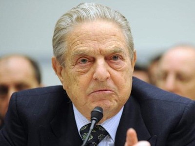 George Soros đã kiếm lời lớn từ bán khống bảng Anh năm 1992. Ảnh: Australian