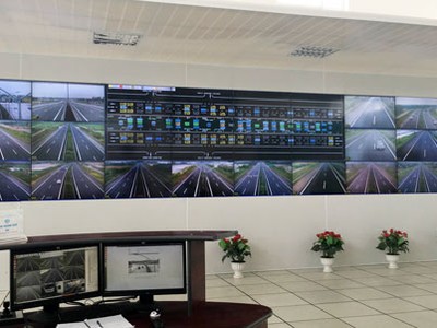 Hình ảnh giám sát trên đường cao tốc Cầu Giẽ - Ninh Bình của Công ty Quản lý, vận hành và khai thác đường cao tốc Việt Nam - tới đây sẽ được sử dụng để xử phạt vi phạm giao thông.