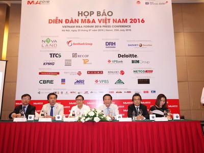  Với chủ đề “Cơ hội trong không gian kinh tế mở”, Diễn đàn M&A Việt Nam 2016 sẽ được tổ chức vào ngày 18/8/2016 tại TP. HCM, bao gồm các hoạt động hội thảo, phổ biến kiến thức và kết nối đầu tư...
