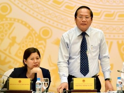 Bộ trưởng Bộ Thông tin và Truyền thông Trương Minh Tuấn trả lời báo chí