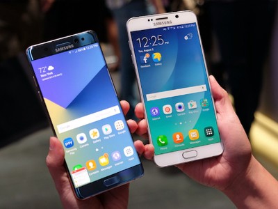 So với Note 5 năm ngoái, Galaxy Note 7 năm nay có nhiều cải tiến từ thiết kế cho tới tính năng và công nghệ. Ảnh: Châu An.