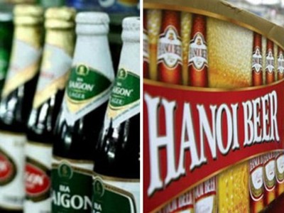 Giá cổ phiếu Sabeco tăng theo giờ, Habeco đủng đỉnh