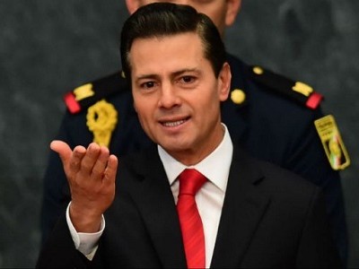 Tổng thống Mexico Enrique Pena Nieto. Ảnh: AFP
