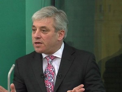 Chủ tịch Hạ viện Anh John Bercow (Ảnh: BBC)