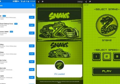 Nửa triệu người chơi Snake trên Facebook ngày đầu