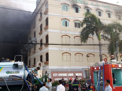 Hỏa hoạn 5 ngày, công ty may của Đài Loan ở Cần Thơ ước thiệt hại 13 triệu USD