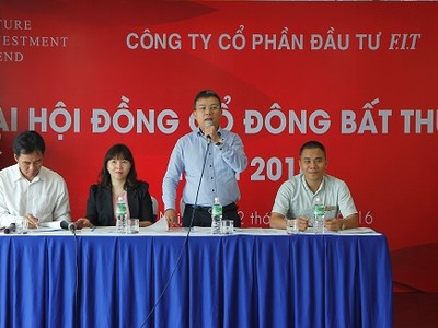 ĐHCĐ bất thường tháng 9/2016 của FIT đã chấp thuận cho CTCP Đầu tư Dũng Tâm nâng sở hữu tại FIT lên 51% mà không cần chào mua công khai.