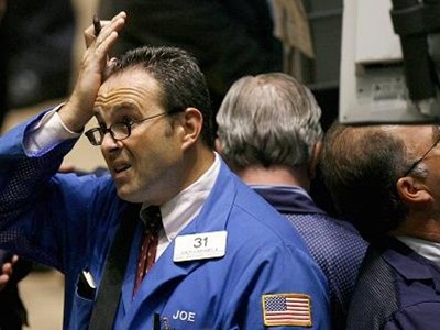 Cảnh tượng tại Sàn chứng khoán New York ngày 9/8/2007. Ảnh: Reuters