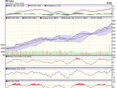Biểu đồ kỹ thuật VN-Index. Nguồn: VCBS.