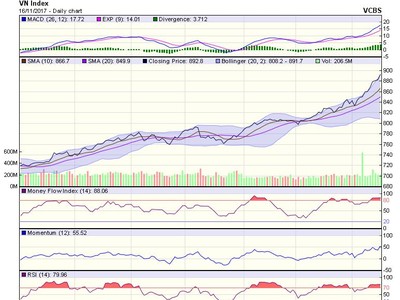 Biểu đồ kỹ thuật VN-Index. Nguồn: VCBS.