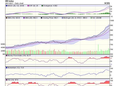 Biểu đồ kỹ thuật VN-Index. Nguồn: VCBS.