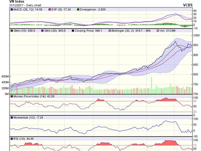 Biểu đồ kỹ thuật VN-Index. Nguồn: VCBS.