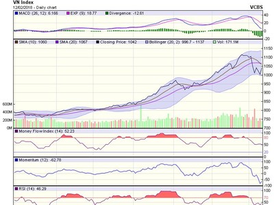 Biểu đồ kỹ thuật VN-Index. Nguồn: VCBS.