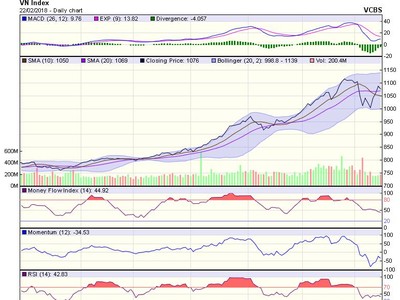 Biểu đồ kỹ thuật VN-Index. Nguồn: VCBS.
