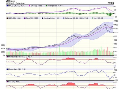 Biểu đồ kỹ thuật VN-Index. Nguồn: VCBS.