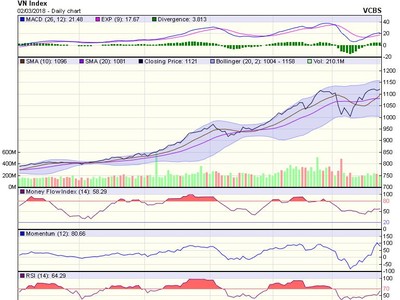 Biểu đồ kỹ thuật VN-Index. Nguồn: VCBS.