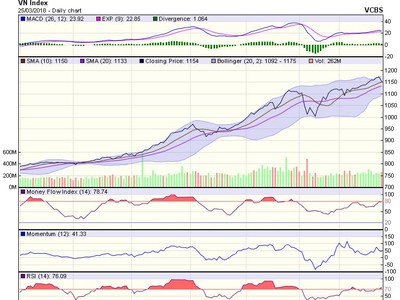Biểu đồ kỹ thuật VN-Index. Nguồn: VCBS.