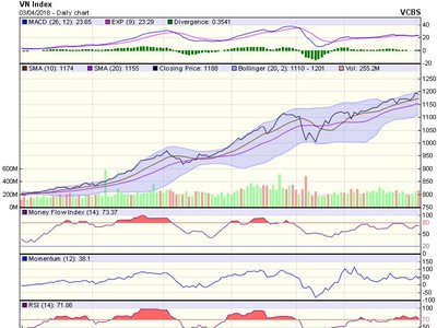 Biểu đồ kỹ thuật VN-Index. Nguồn: VCBS.