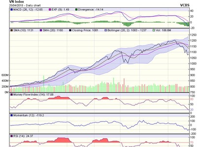 Biểu đồ kỹ thuật VN-Index. Nguồn: VCBS.
