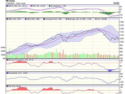 Biểu đồ kỹ thuật VN-Index. Nguồn: VCBS.