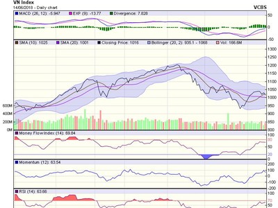 Biểu đồ kỹ thuật VN-Index. Nguồn: VCBS.