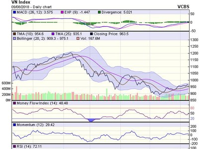 Biểu đồ kỹ thuật VN-Index. Nguồn: VCBS.