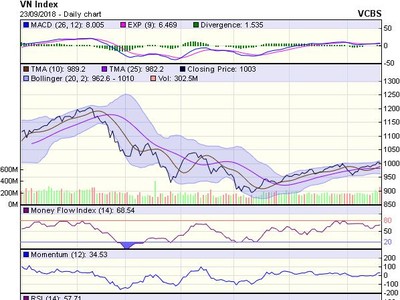 Biểu đồ kỹ thuật VN-Index. Nguồn: VCBS.