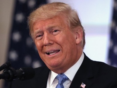 Tổng thống Mỹ Trump trong cuộc họp báo ở New York ngày 26/9. Ảnh: AFP.