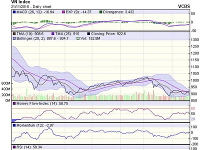 Biểu đồ kỹ thuật VN-Index. Nguồn: VCBS.