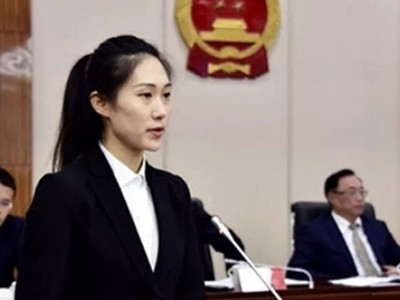 Yuan Lin, nữ phó thị trưởng 28 tuổi của thị xã Phúc Thanh, thành phố Phúc Châu, tỉnh Phúc Kiến, Trung Quốc. Ảnh: SCMP.