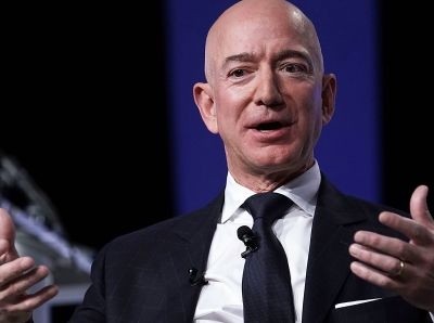 Ông chủ Amazon - Jeff Bezos trong một sự kiện hồi tháng 9 năm ngoái. Ảnh: AFP.