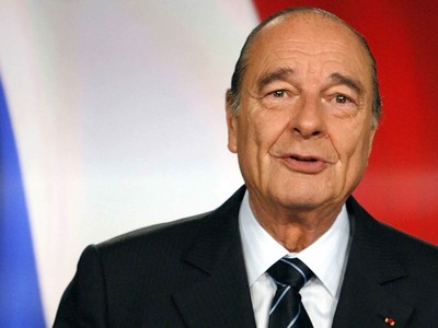 Cựu tổng thống Pháp Jacques Chirac phát biểu tại Điện Elysee ở Paris tháng 3/2007. Ảnh: Reuters.