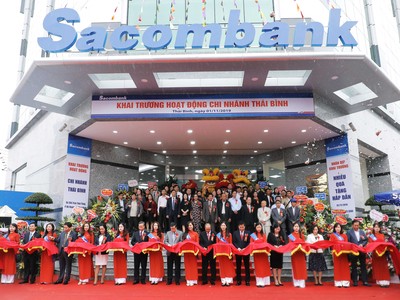 Sacombank khai trương chi nhánh Thái Bình