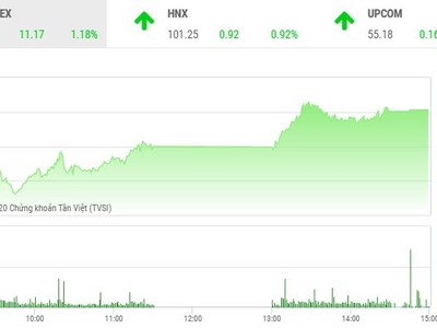 Phiên chiều 9/1: Dòng bank tiếp tục khởi sắc, VN-Index lấy lại mốc 960 điểm