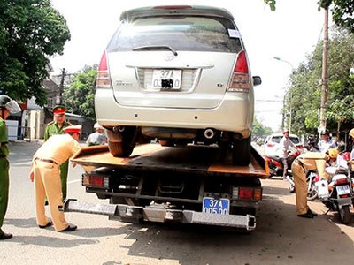 Các lỗi vi phạm giao thông bị tịch thu phương tiện