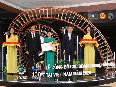 Chứng khoán Bảo Việt (BVSC) được vinh danh trong top 100 doanh nghiệp phát triển bền vững