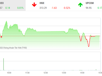 Giao dịch chứng khoán phiên chiều 26/5: Nhiều nhóm ngành hạ độ cao, VN-Index tăng điểm may mắn