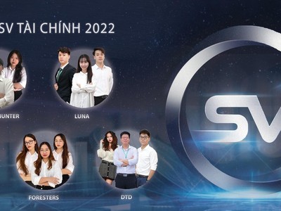 Top 5 đội thi tranh tài ngôi vô địch cuộc thi "SV Tài chính 2022"