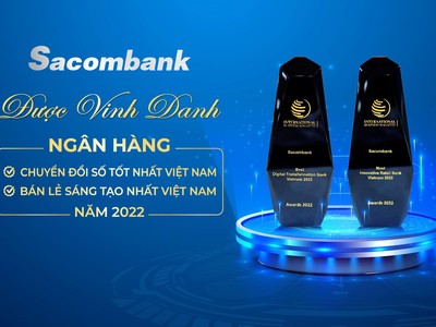 Sacombank đạt 2 giải thưởng quốc tế từ International Business Magazine