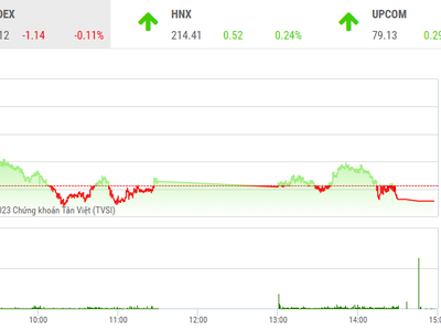 Giao dịch chứng khoán phiên chiều 11/5: Các mã nhỏ bất động sản chiếm sóng