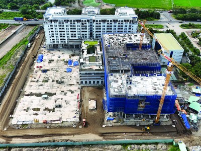 Một dự án nhà ở xã hội cho công nhân thuê tại TP. Thủ Đức, TP.HCM. Ảnh: Lê Toàn.