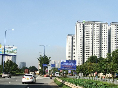 Giá nhà tại TP.HCM chưa giảm. Ảnh: Bình Minh.
