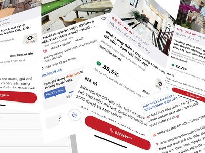Phần lớn thông tin rao bán nhà trên mạng không đúng với thực tế. Ảnh: Dũng Minh.
