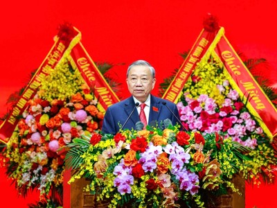 Tổng Bí thư Tô Lâm phát biểu chỉ đạo Đại hội đại biểu Đảng bộ Chính phủ lần thứ I, nhiệm kỳ 2025 - 2030.