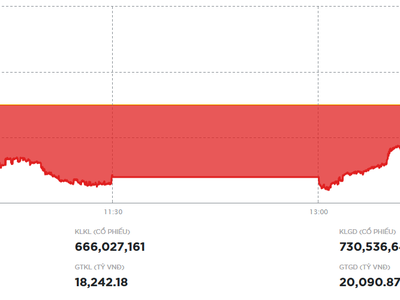 Lực mua đỡ giá giúp VN-Index thu hẹp đà giảm