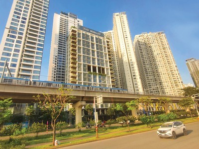 Mô hình TOD đang trở thành một động lực phát triển của thị trường địa ốc. Ảnh: Lê Toàn.